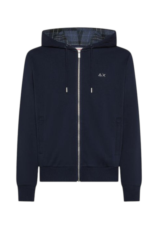 SUN68 Felpa Uomo Blu F45124-AI26-07