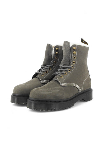 DR. MARTENS 1460 Pascal Bex Anfibi Donna Grigio 41419020-AI26