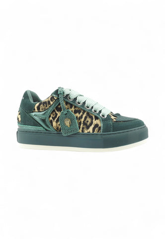 KURT GEIGER Sneakers Donna Verde Animalier 493375289-AI26
