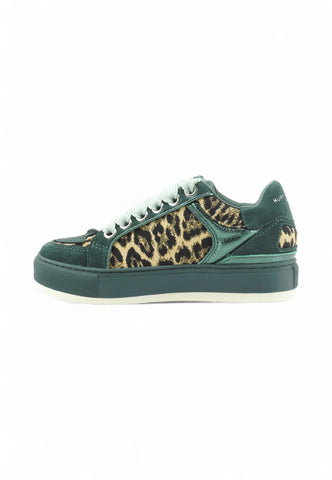 KURT GEIGER Sneakers Donna Verde Animalier 493375289-AI26