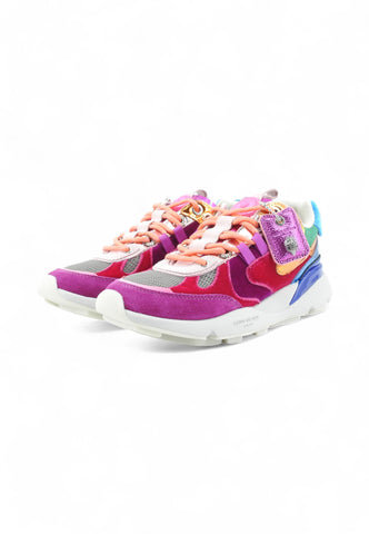 KURT GEIGER Sneakers Donna Rosa Azzurro Multicolore 5064369619-AI26