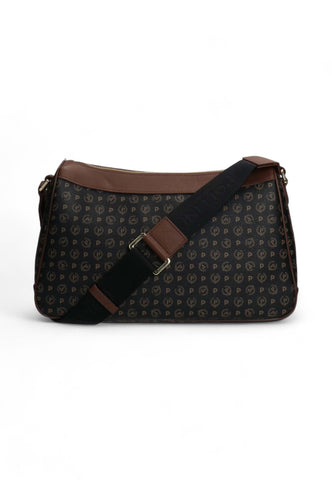 POLLINI Borsa Tracolla Nero Marrone TE8526PP0IQ1100D-AI26