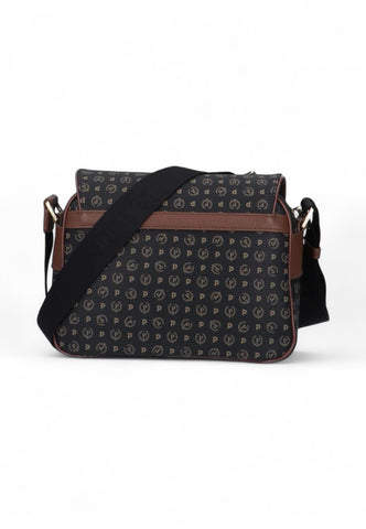 POLLINI Borsa Tracolla Donna Nero Marrone TE8421PP04Q1100D-AI26