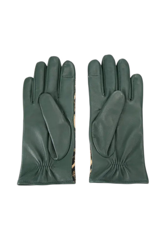 KURT GEIGER Guanti Donna Marrone Verde Animalier 5072843169-AI26