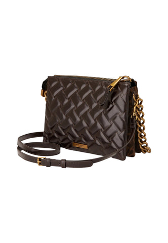 KURT GEIGER Borsa Tracolla Donna Marrone Animalier 3571935289-AI26