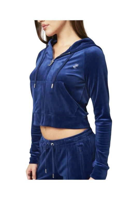 JUICY COUTURE Felpa Donna Blu Strass VIJH70194WPFJ21-AI26-J21