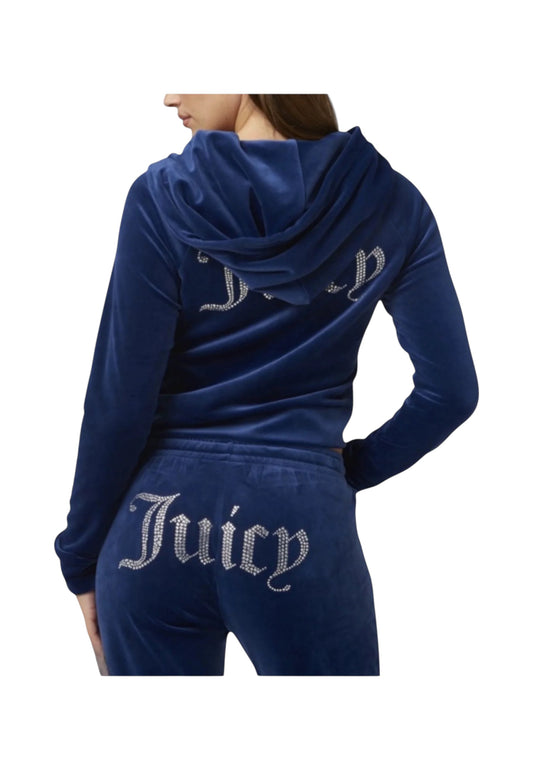 JUICY COUTURE Felpa Donna Blu Strass VIJH70194WPFJ21-AI26-J21