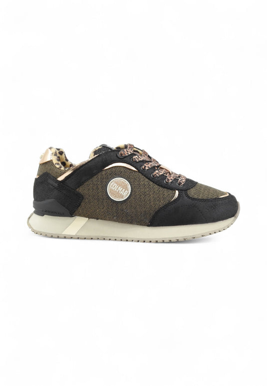 COLMAR Sneakers Donna Nero Marrone Glitter 101-AI26