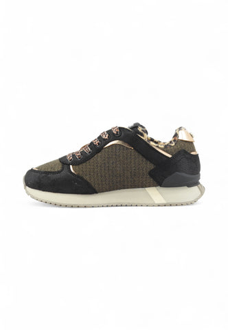 COLMAR Sneakers Donna Nero Marrone Glitter 101-AI26
