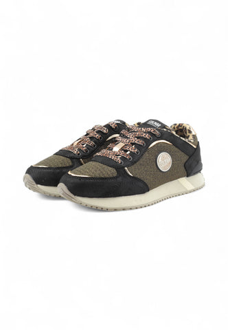 COLMAR Sneakers Donna Nero Marrone Glitter 101-AI26