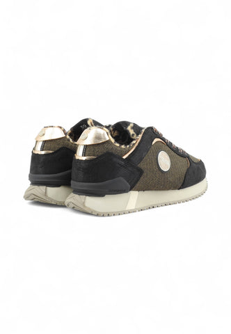 COLMAR Sneakers Donna Nero Marrone Glitter 101-AI26
