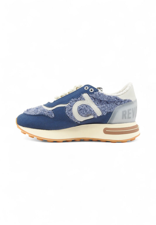 DUUO Sneakers Donna Blu Bianco D124092-AI26