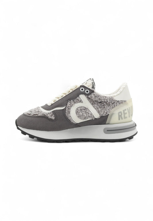 DUUO Sneakers Donna Grigio Bianco D124095-AI26