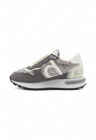 DUUO Sneakers Donna Grigio Bianco D124095-AI26