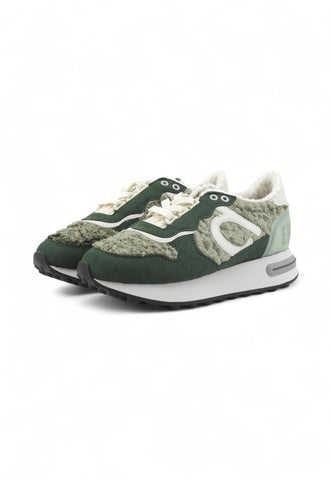 DUUO Sneakers Donna Verde Bianco D124093-AI26