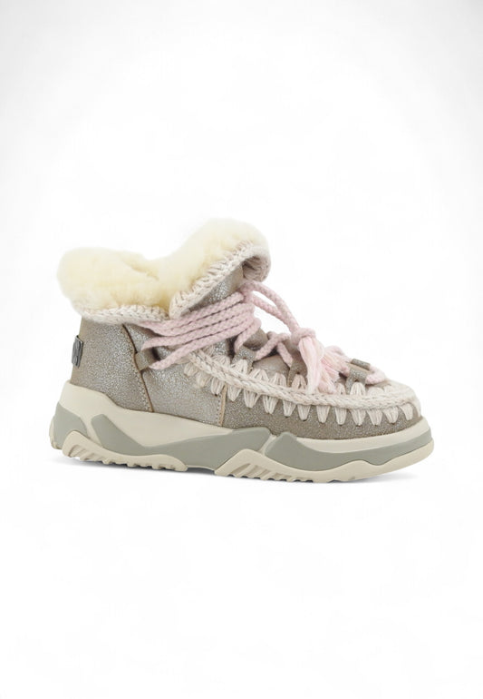 MOU Trainer 02 Scoubidoo Stivaletti Donna Grigio Rosa MU.FW201024B-AI26-STME