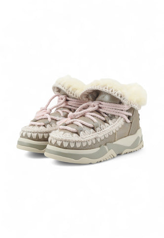 MOU Trainer 02 Scoubidoo Stivaletti Donna Grigio Rosa MU.FW201024B-AI26-STME