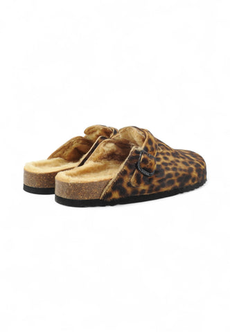 SCHOLL Ciabatte Donna Animalier Marrone Nero SL.F318142330-AI26-YENA
