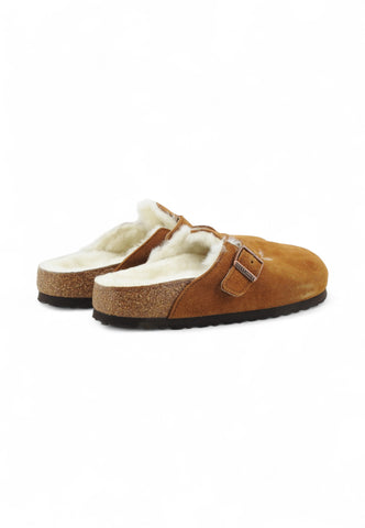 BIRKENSTOCK Ciabatte Boston NF Marrone 1001141-AI26