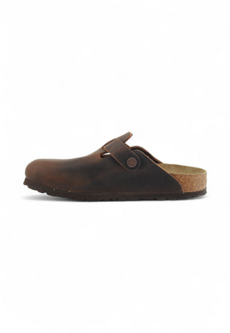 BIRKENSTOCK Ciabatte Boston NF Marrone 0860133-AI26