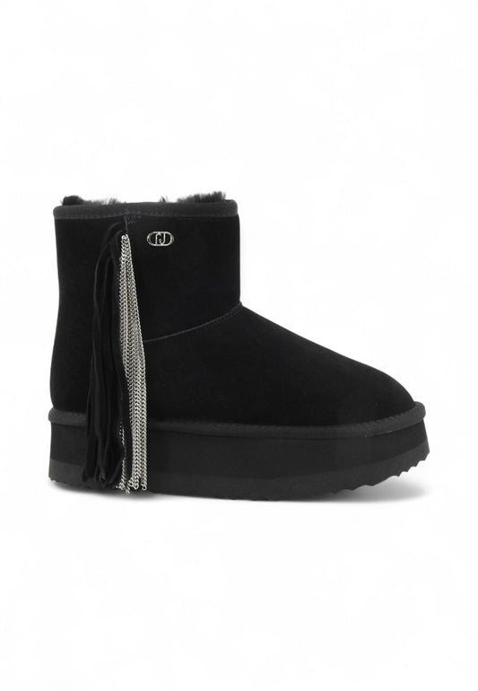 LIU JO Stivaletti Donna Nero Frange SF5109PX00222222-AI26