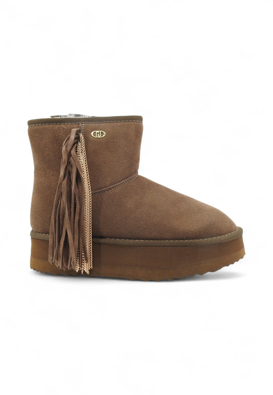 LIU JO Stivaletti Donna Marrone Frange SF5109PX002S3830-AI26