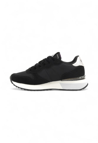 SUN68 Sneakers Donna Nero Argento Z45217-AI26-11
