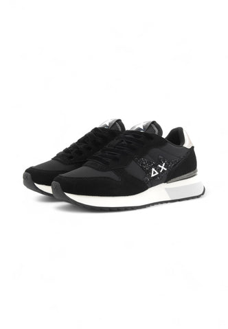 SUN68 Sneakers Donna Nero Argento Z45217-AI26-11