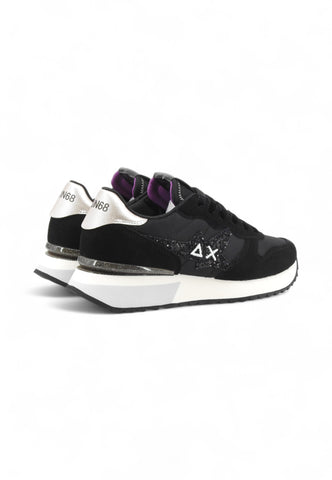 SUN68 Sneakers Donna Nero Argento Z45217-AI26-11