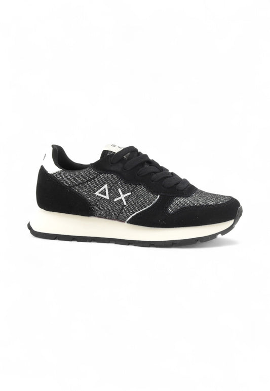 SUN68 Sneakers Donna Nero Argento Glitter Z45204-AI26-11