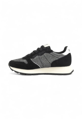 SUN68 Sneakers Donna Nero Argento Glitter Z45204-AI26-11