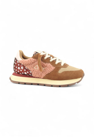 SUN68 Sneakers Donna Marrone Rosa Z45208-AI26-93