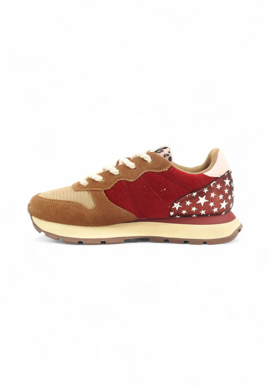 SUN68 Sneakers Donna Marrone Rosa Z45208-AI26-93
