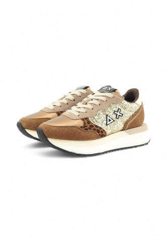 SUN68 Sneakers Donna Marrone Oro Glitter Z45212-AI26-43
