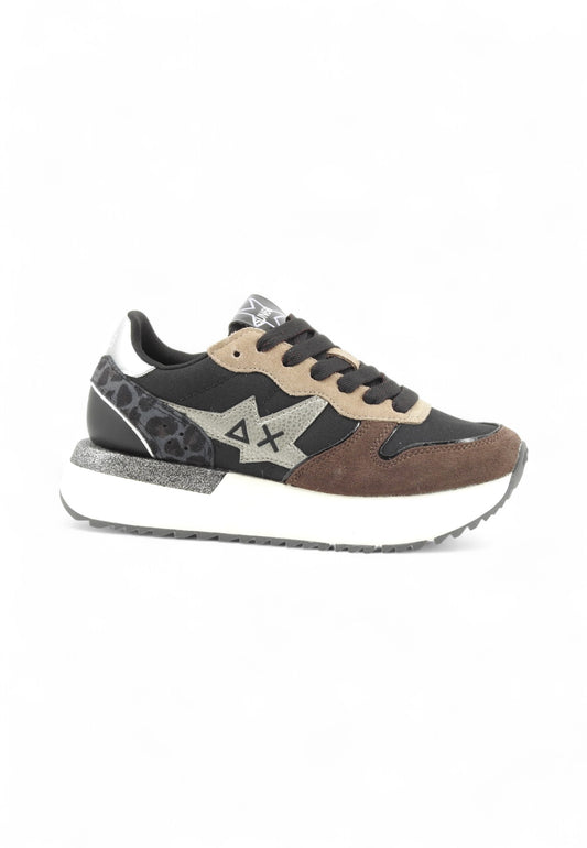 SUN68 Sneakers Donna Marrone Nero Z45221-AI26-11