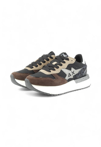 SUN68 Sneakers Donna Marrone Nero Z45221-AI26-11