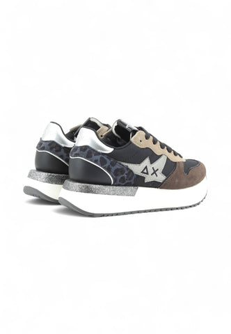 SUN68 Sneakers Donna Marrone Nero Z45221-AI26-11