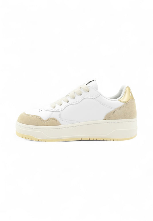 SUN68 Sneakers Donna Bianco Beige Oro Z45244-AI26-43
