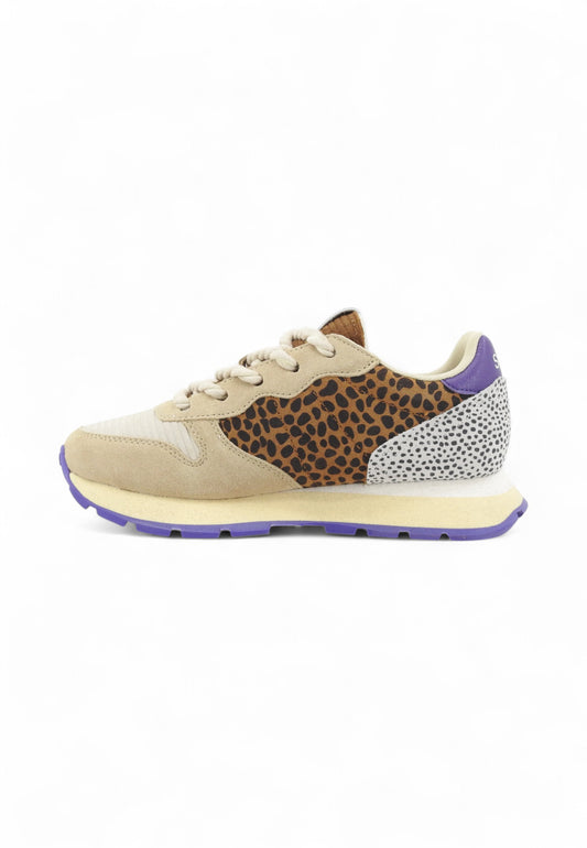 SUN68 Sneakers Donna Beige Viola Z45208-AI26-31