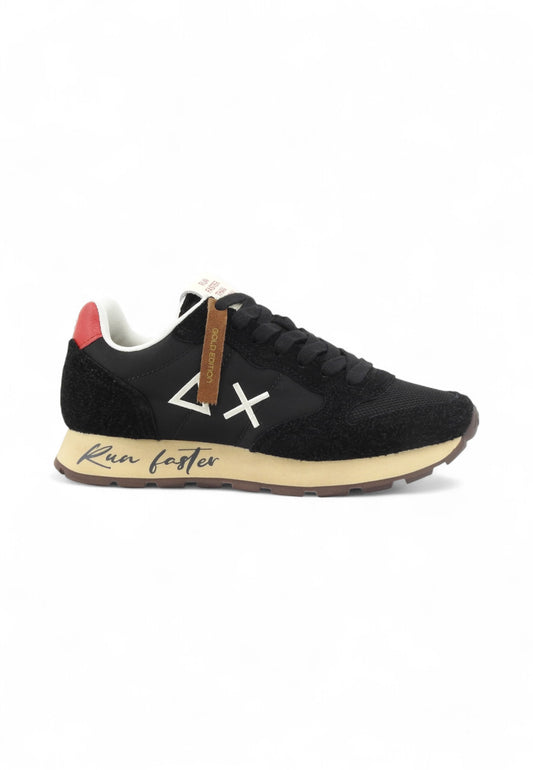 SUN68 Sneakers Uomo Nero Rosso Z45105-AI26-11