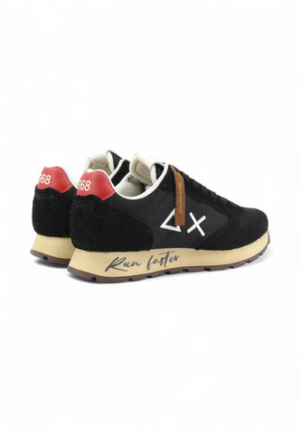 SUN68 Sneakers Uomo Nero Rosso Z45105-AI26-11