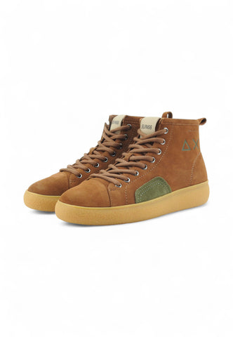 SUN68 Sneakers Uomo Marrone Verde Z45145-AI26-93