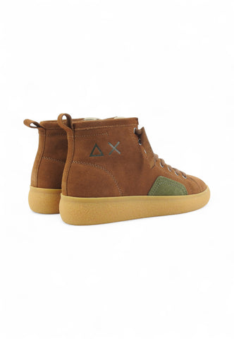 SUN68 Sneakers Uomo Marrone Verde Z45145-AI26-93
