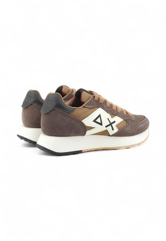 SUN68 Sneakers Uomo Marrone Bianco Z45114-AI26-08