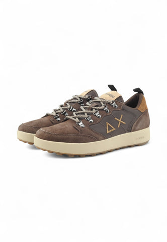 SUN68 Sneakers Uomo Marrone Beige Z45134-AI26-08