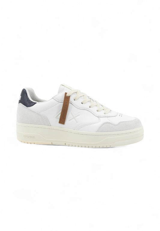 SUN68 Sneakers Uomo Bianco Grigio Blu Z45148-AI26-07
