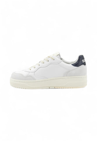 SUN68 Sneakers Uomo Bianco Grigio Blu Z45148-AI26-07