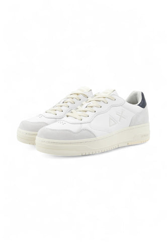 SUN68 Sneakers Uomo Bianco Grigio Blu Z45148-AI26-07