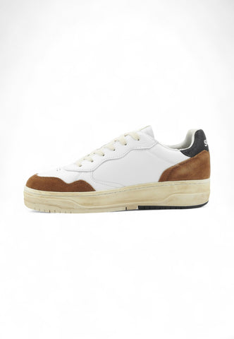 SUN68 Sneakers Uomo Bianco Marrone Nero Z45148-AI26-93