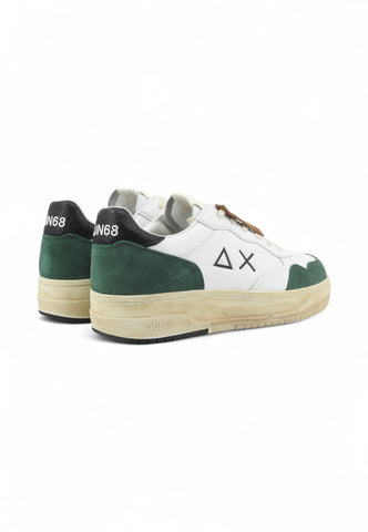 SUN68 Sneakers Uomo Bianco Verde Nero Z45148-AI26-37
